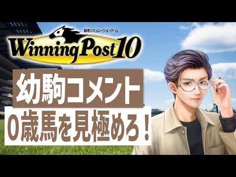 【ウイニングポスト10】0歳幼駒のコメント確認 8月1週セール前に能力査定をしよう!