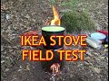 IKEA stove field test, and little bonus feature.