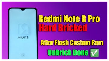 Redmi Note 8 Pro Hard Bricked | Unbrick Online via Team Viewer
