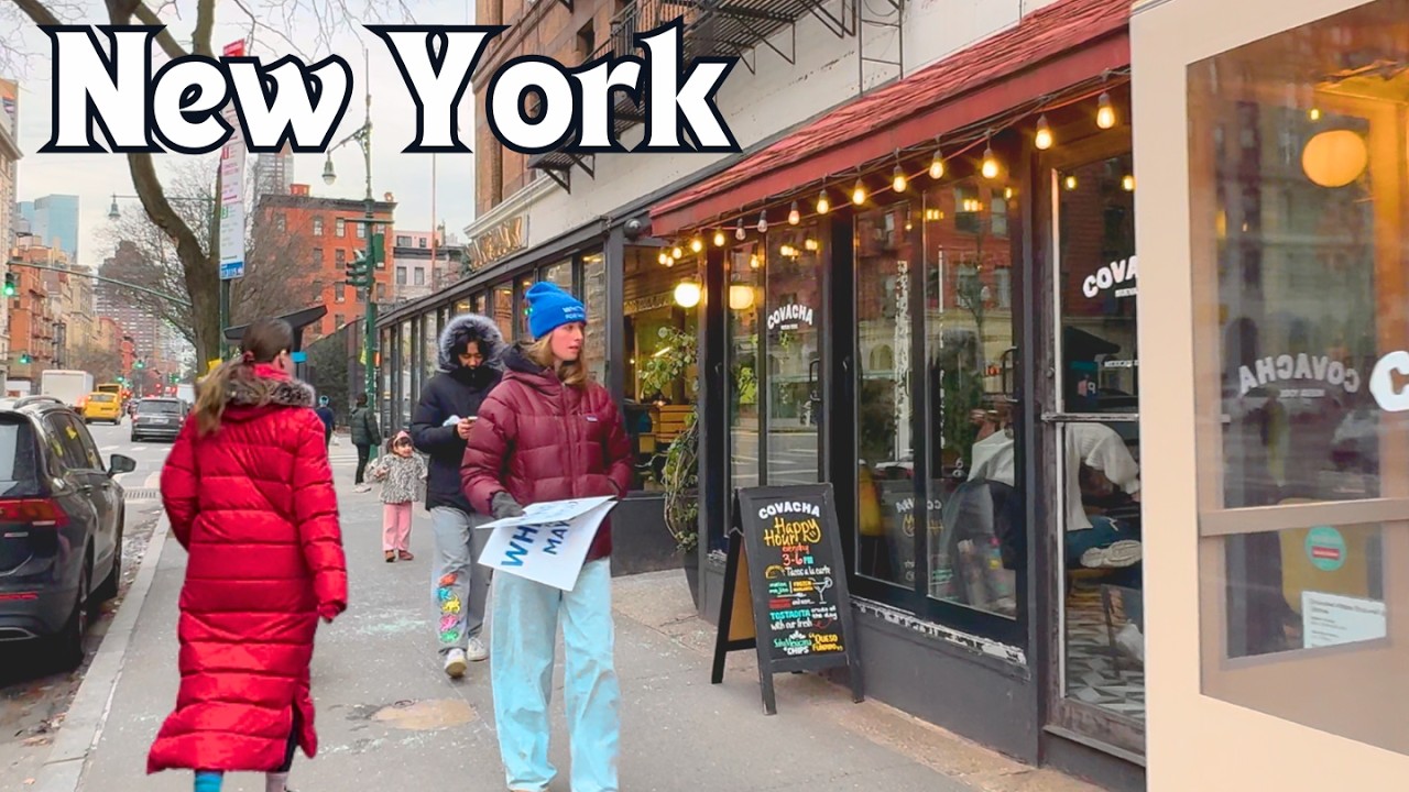 New York, Amerika Serikat | NYC | Jelajah Kota Musim Dingin 4K