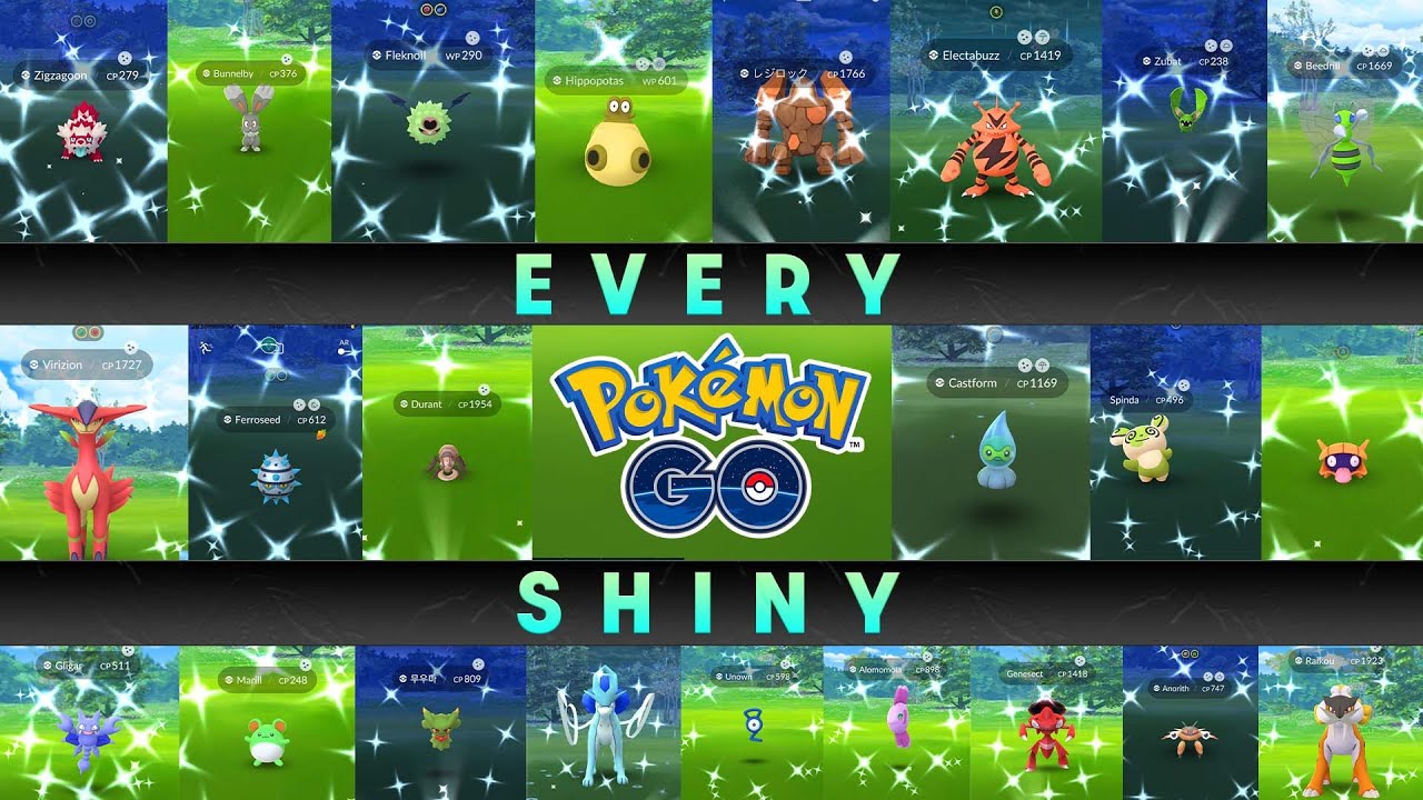 Every Shiny Pokemon In Pokemon Go October 21 Youtube