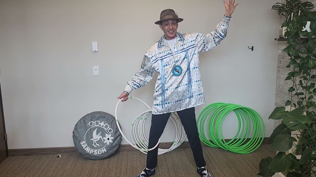 Learning about Hoop Dancing with Luhme Sampson of the Sampson Brothers