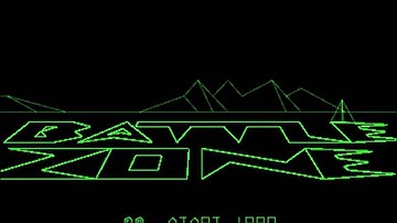 Battle Zone (Atari 1980)  Attract Mode 60fps