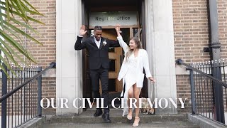 COME TO OUR CIVIL WEDDING CEREMONY... 💍 VLOG