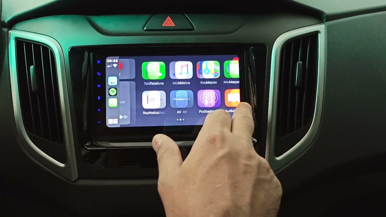 Hyundai Creta - Central Pioneer Carplay e Android Auto - ArtsomAuto