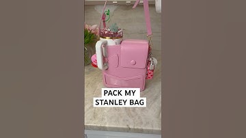 Pack my Stanley for a night out 🥳 #asmr #organization #purseessentials #whatsinmybag #stanleycup