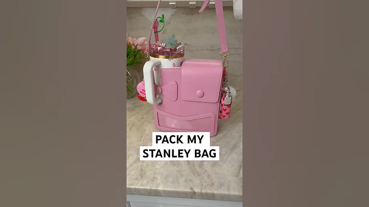 Pack my Stanley for a night out 🥳 #asmr #organization #purseessentials #whatsinmybag #stanleycup