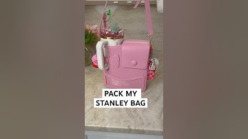 Pack my Stanley for a night out 🥳 #asmr #organization #purseessentials #whatsinmybag #stanleycup
