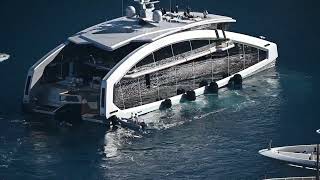 Catamaran THIS IS IT @ Monaco Yacht Show 2023 (video #1)