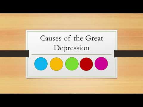 Causes of Great Depression