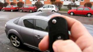 RX-8 Rolling down windows with Factory Fob