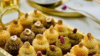 Petit four amandes,noisettes et pistache بوتي فور اللوز والنوازات والفزدق ولا اروع من غير باطاطا