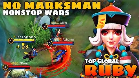 17 ASSIST 1 DEATH ‼️ Ruby top global - Best build Ruby | Ruby mobile legends
