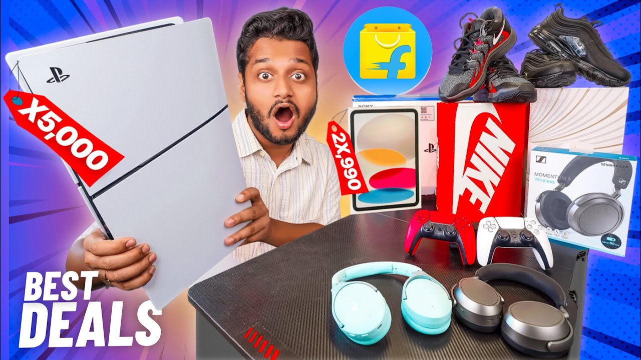 My Crazy ₹5,00,000 Amazon & Flipkart Shopping | PS5 in ₹35000 |