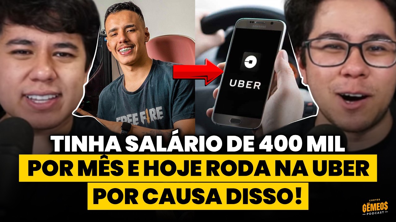 ELE GANHAVA 400 MIL POR MÊS QUEBROU E HOJE RODA NA UBER!