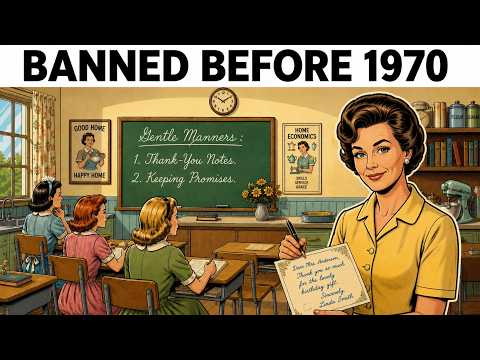 12 LOST Rules American Schools BANNED Teaching Girls Before 1970 That Made Mothers Unforgettable