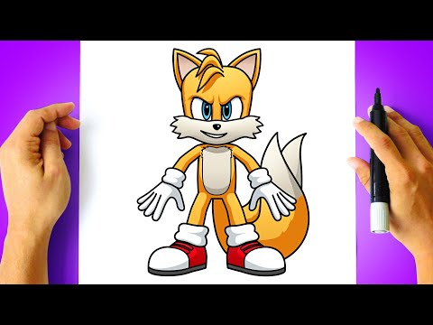 Colorir TAILS do filme Sonic the Hedgehog 2 Movie - Jogos Online Wx