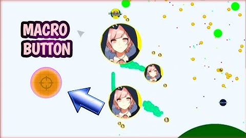 MACRO BUTTON + SOLO vs ALL // AGAR.IO MOBILE