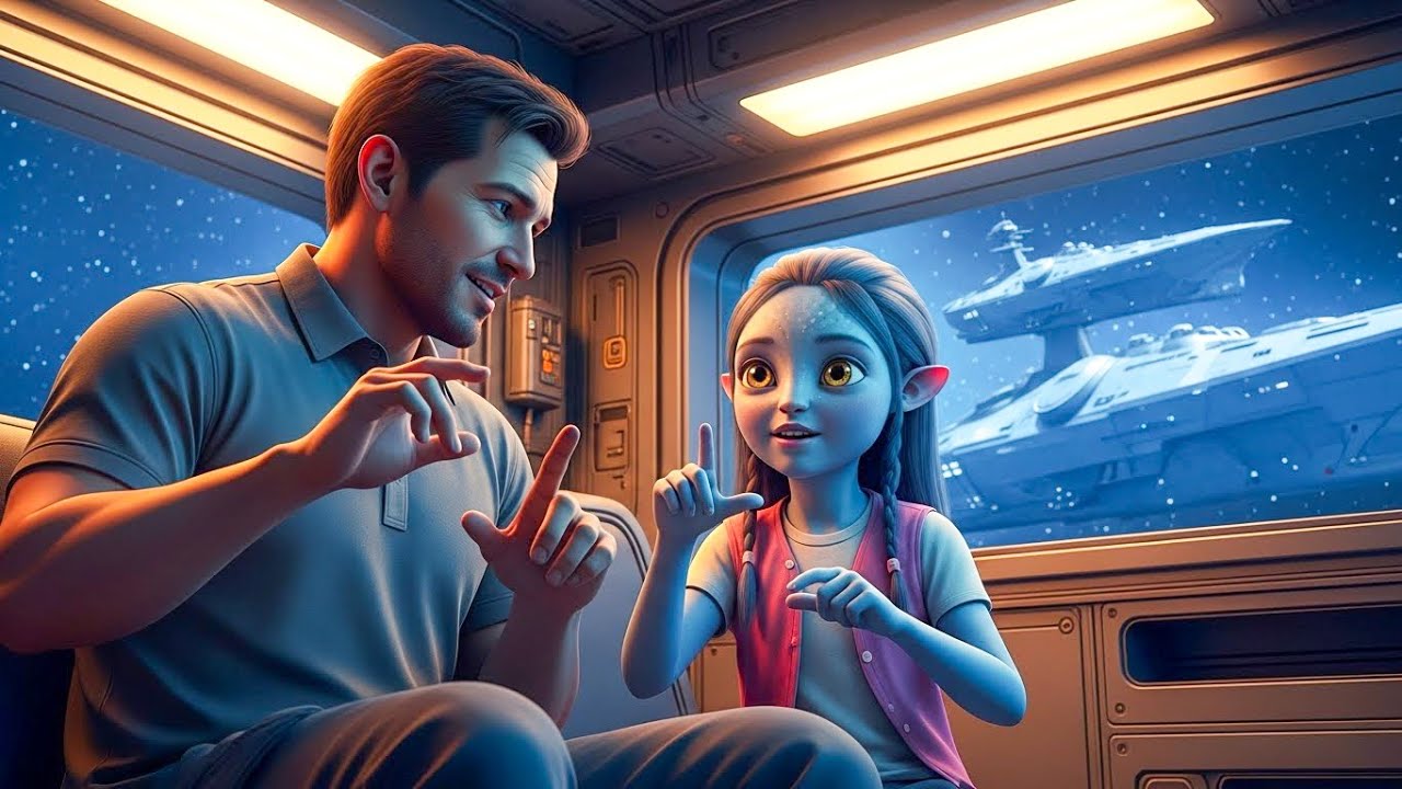 He Taught the Mute Alien Girl Sign Language — Never Knowing Her Father Commanded the Fleet