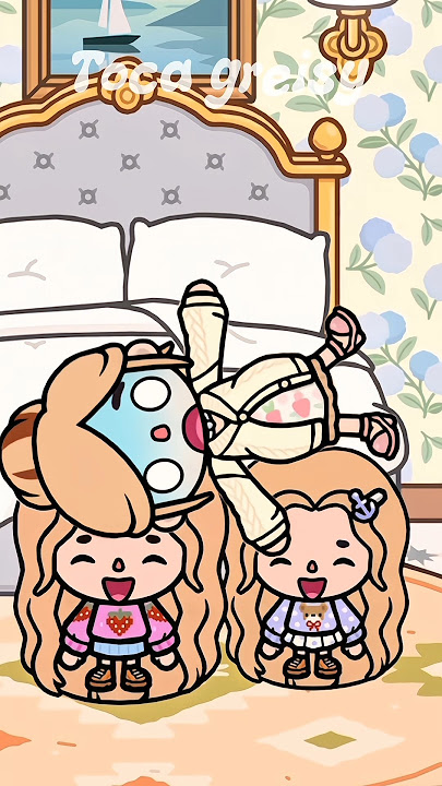 My twin sister is very protective of me part 1 #tocaboca #tocalifeworld #shorts