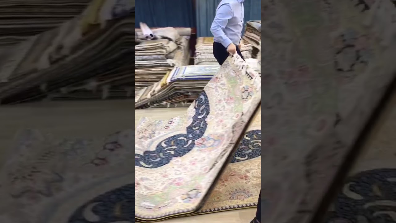 Big size Chinese handmade silk carpet