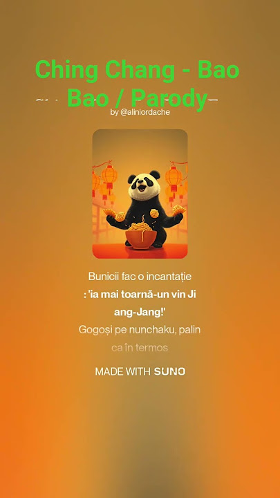 Ching Chang Bao Bao / Romanian Chinese Parody #epicmusic #foryou #viralvideo #music