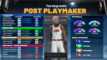 HOW TO MAKE MY DEMIGOD POST PLAYMAKER BUILD ON 2K20!