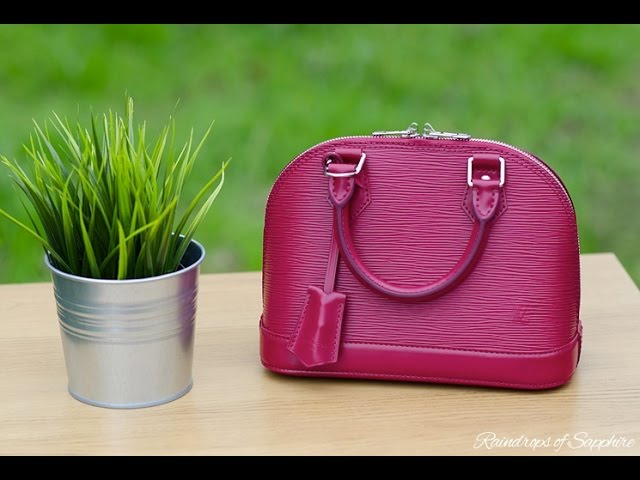 Louis Vuitton Fuchsia Epi Leather Alma BB Bag - Yoogi's Closet