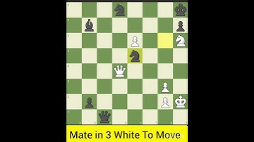Solved Chess Puzzle-427. Find Checkmate in 3 Moves For White #chess #siciliandefense #checkmate
