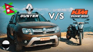 RIDE TO JARSING PAUWA | RENAULT DUSTER & DUKE 200 | MOTOVLOG | DOSE OF RIDE | NEPAL