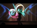Fire Pixie Light Show - LED Isis Wings, Phoenix Hula Hoop &amp; Supernova Poi