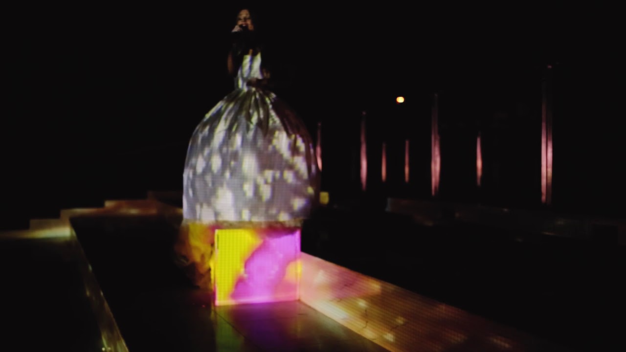 Mapping live - visual magic effect live