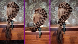 Причёска с плетением на длинные волосы. Прически на каждый день. Причёска с плетением на длинные волосы. Прически на каждый день.