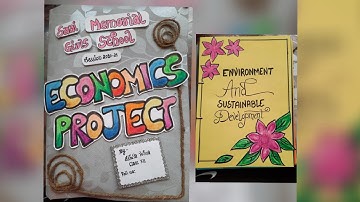 Economics project on Environment and Sustainable Development  || Class 12 || CBSE ||