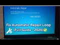 Your PC did not start Correctly | Fix Automatic Repair Loop in Windows 11/10 (✅Full Guide - 2026)
