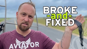 How to Repair a Damaged Paramotor Frame - Net Replacement