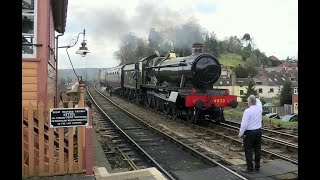 NEW work at Bridgnorth, WITHDRAWN steam locos ,4930 Hagley Hall in service. Severn Valley Rly.9/3/24