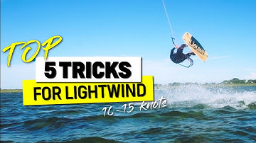 TOP 5 Kiteboarding Tricks for Light Wind