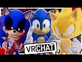Movie Sonic Encounters Sonic EXE And Fleetway In VRCHAT