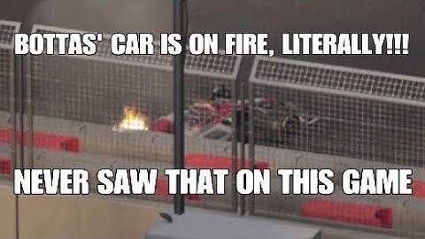 A CAR ON FIRE IN F1 MANAGER 22?!?!