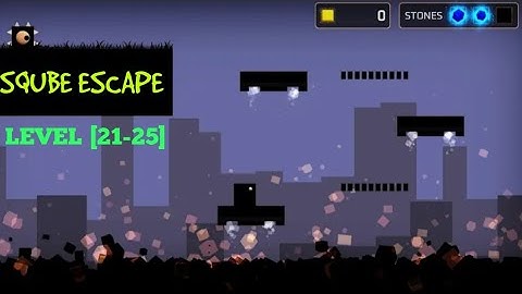 Sqube Escape Level 21 22 23 24 25 Solution or Walkthrough