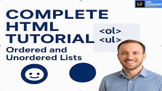 HTML Complete Tutorial - Ordered and unorderdered list - OL, UL , and LI tags