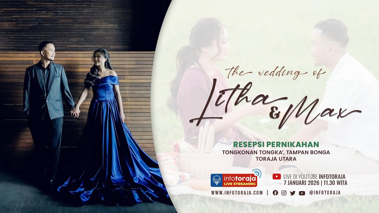 🔴 [LIVE] WEDDING LITHA & MAX - TAMPAN BONGA