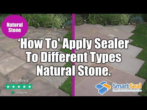 How To Apply Natural Stone Sealer to Sandstone, Limestone and Slate (Pt.5)