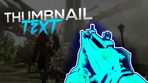 How to make your own thumbnail (PHOTOSHOP TOUCH NEEDED)