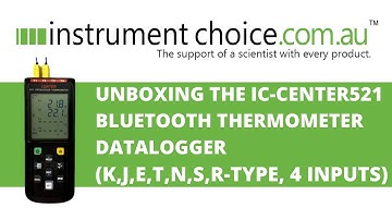 Unboxing the IC-Center521 Bluetooth Thermometer Datalogger (K,J,E,T,N,S,R-Type, 4 Inputs)