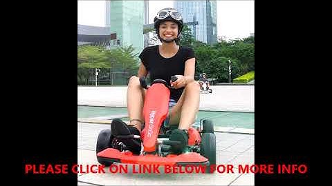 GO KART HYPER GOGO GoKart Kit - Hoverboard Attachment - Compatible with All Hover Boards ,Red