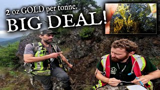 Prospector Finds $5700 in GOLD /t in One Sample!