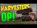 Crossout ➤ Dual Harvesters Build - OP MELEE! [Crossout Gameplay]