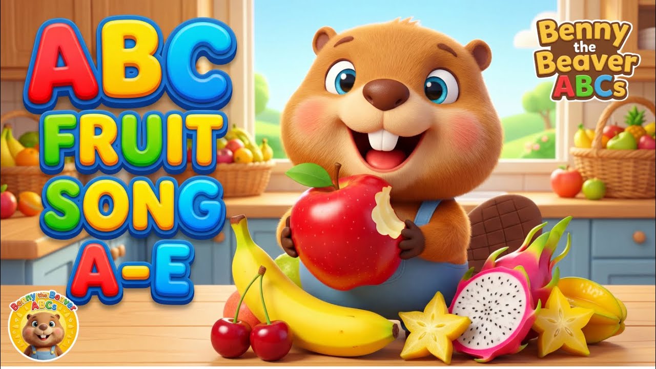 ABC Fruit Song for Kids: Learn Letters A-E with Benny | Benny the ...
